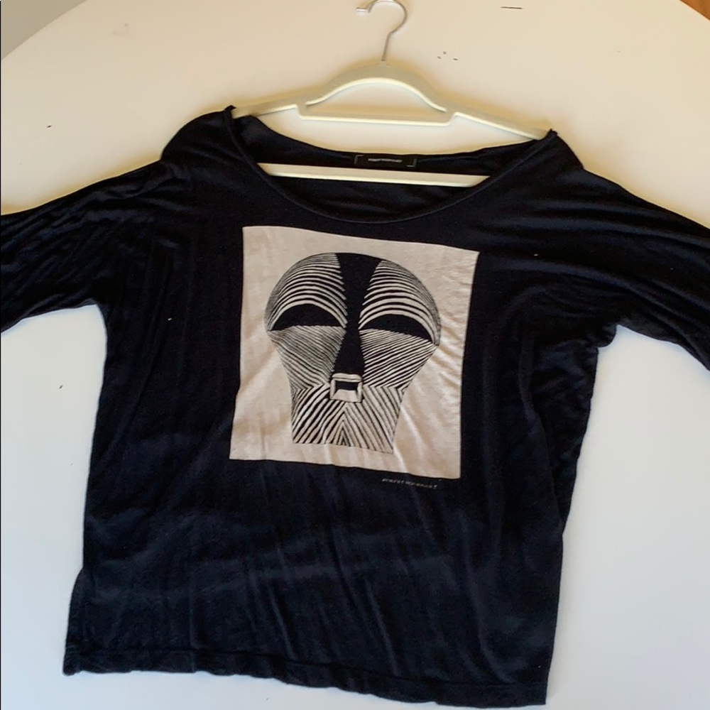 Robert Rodriquez quarter sleeve graffic shirt